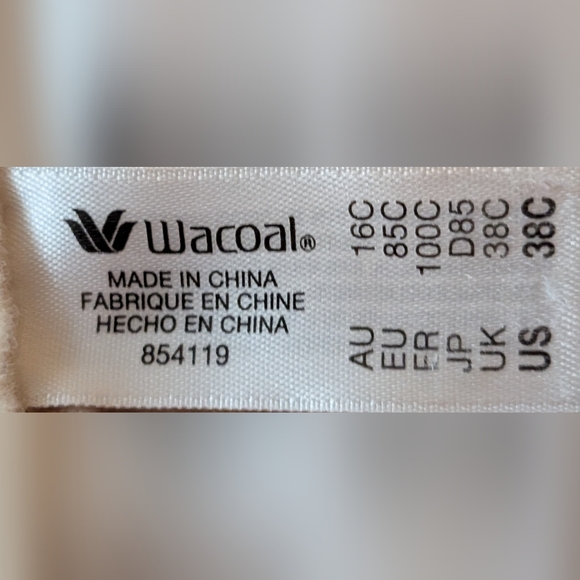 Wacoal Red Carpet Black  Strapless / Convertible Bra - Picture 5 of 5